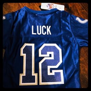 Indianapolis Colts LUCK jersey kids size 6/6X NWT